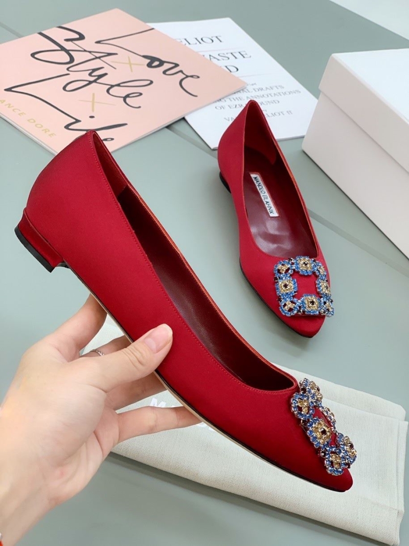 Manolo Blahnik flat shoes